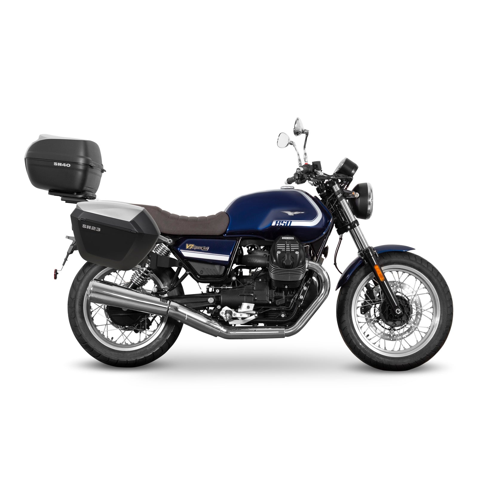 3P System Fixation Latérale Moto Guzzi V7 Special / Stone / Stone Corsa - LE PRATIQUE DU MOTARD
