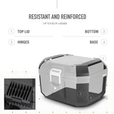 Top Case SHAD TR46 Terra — Top Case Adventure Aluminium 46L - LE PRATIQUE DU MOTARD