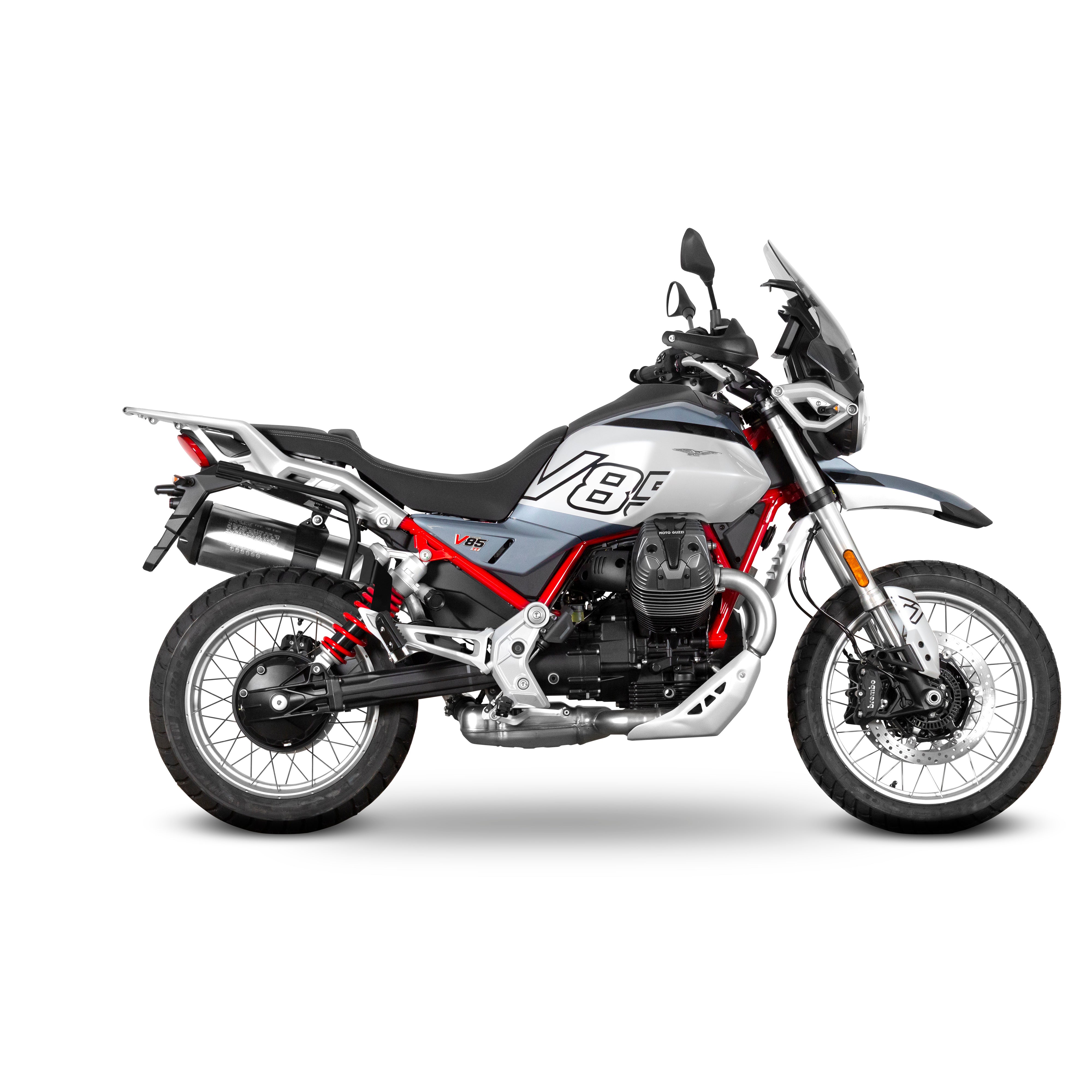 3P System Fixation Latérale Moto Guzzi V85 TT/ V85 Tt Travel - LE PRATIQUE DU MOTARD
