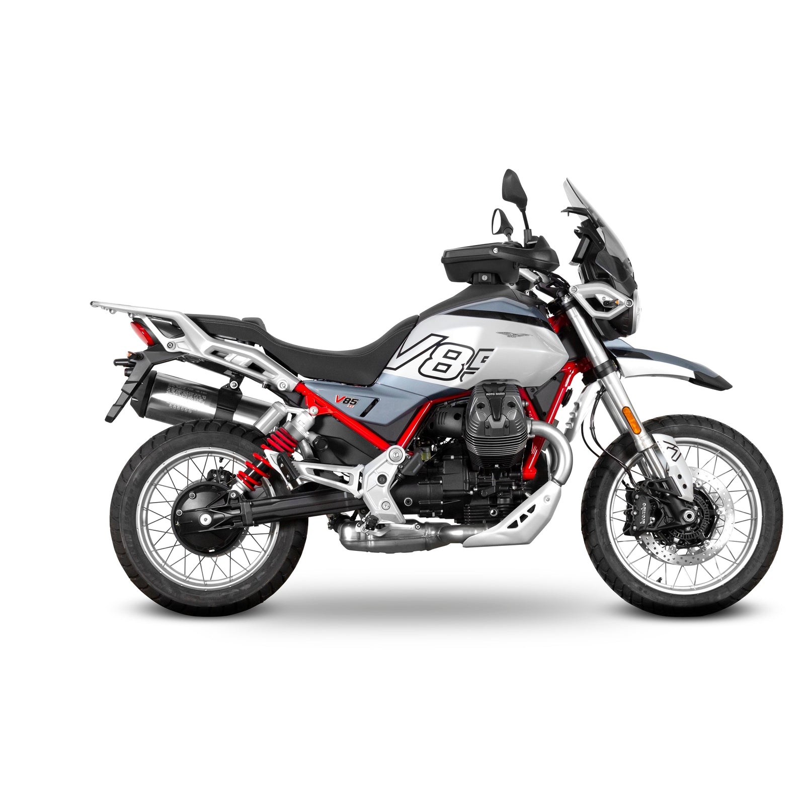 Fixation de Sacoche de Réservoir Click System Moto Guzzi V85 Tt - LE PRATIQUE DU MOTARD