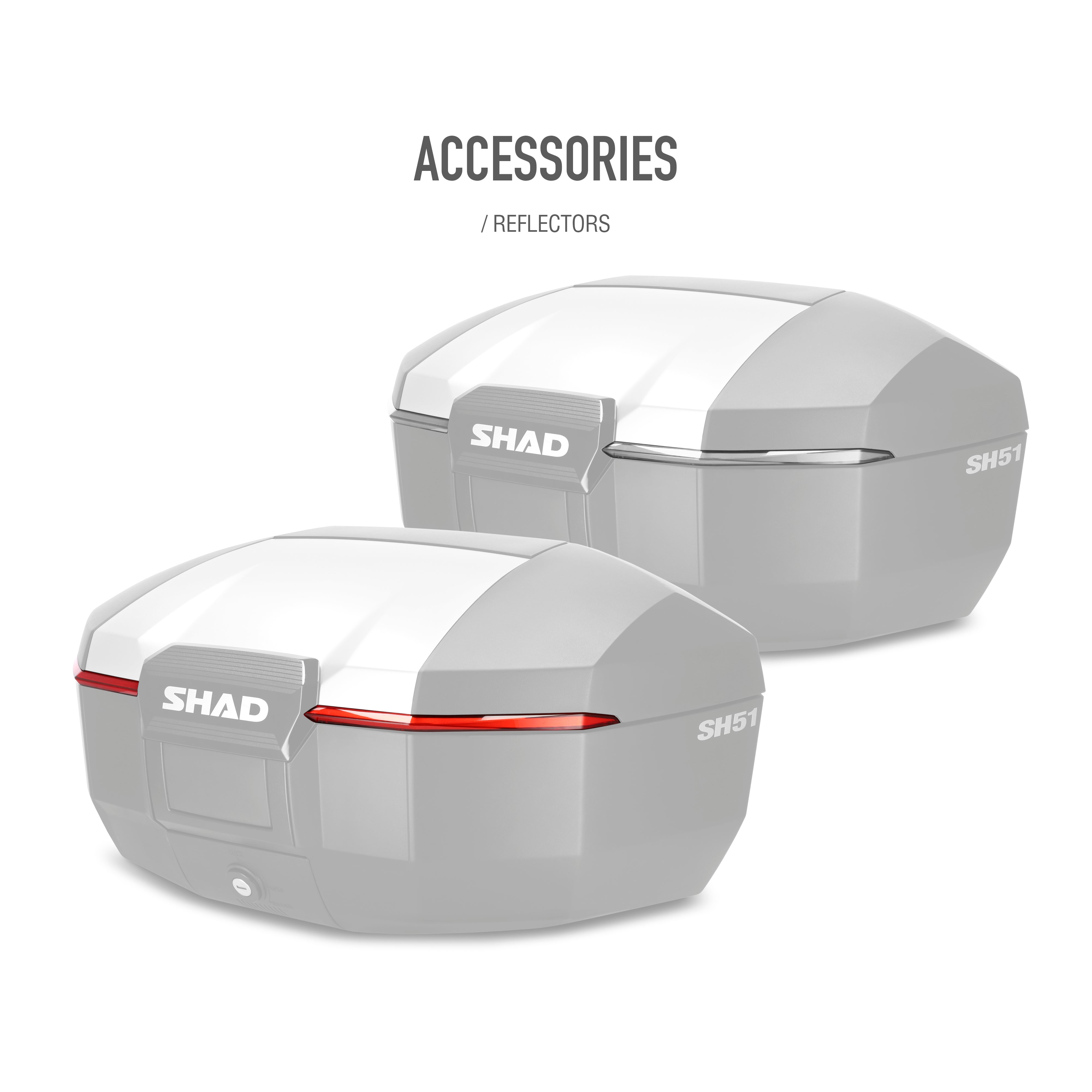 Top Case SHAD SH51 Aluminium — Top Case Moto 51L Grand Volume Alu - LE PRATIQUE DU MOTARD