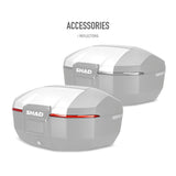 Top Case SHAD SH51 Aluminium — Top Case Moto 51L Grand Volume Alu - LE PRATIQUE DU MOTARD