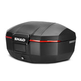 Top Case SHAD SH51 Carbon — Top Case Moto 51L Grand Volume Carbone - LE PRATIQUE DU MOTARD