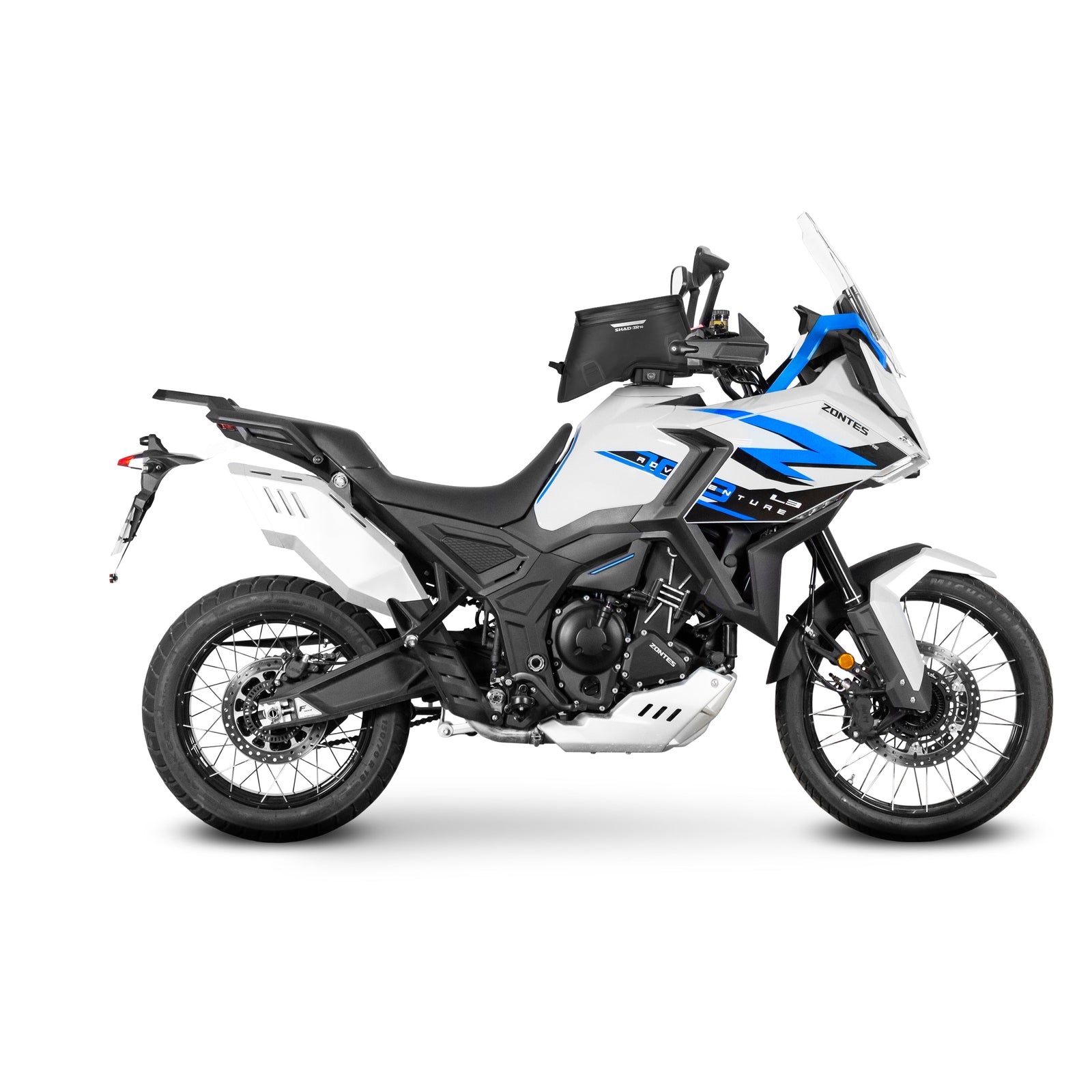 Fixation de Sacoche de Réservoir Click System Zontes F703/703RR - LE PRATIQUE DU MOTARD