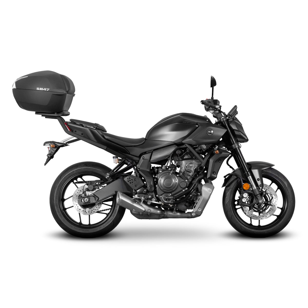 Fixation pour Top Case Yamaha MT07 - LE PRATIQUE DU MOTARD