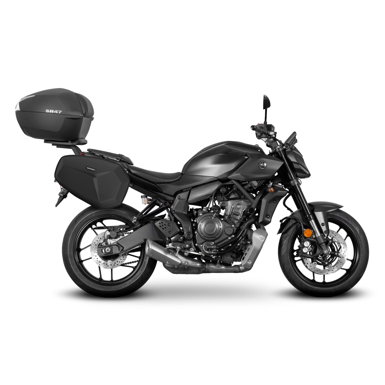 Fixation pour Top Case Yamaha MT07 - LE PRATIQUE DU MOTARD