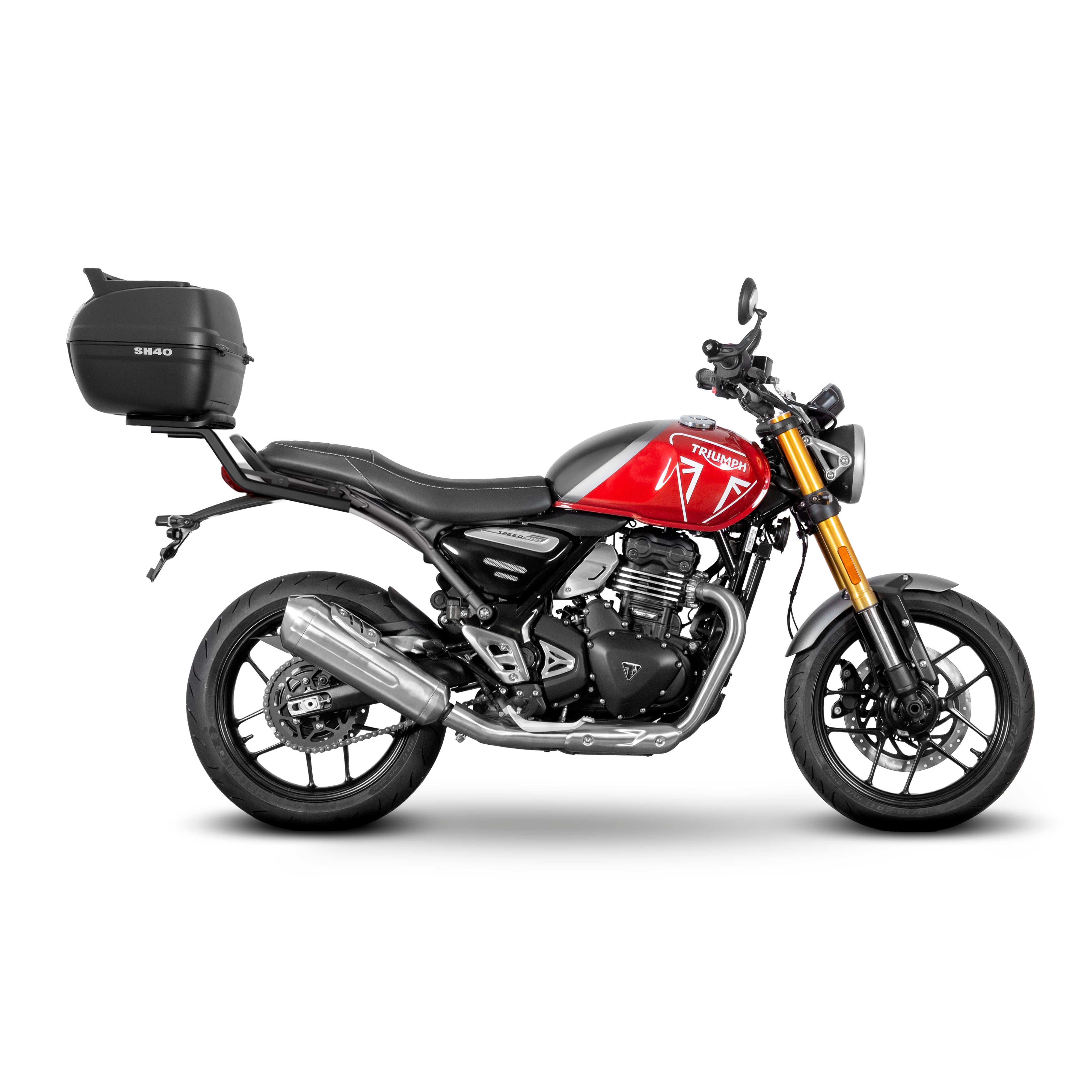 Fixation pour Top Case Triumph Speed 400 - LE PRATIQUE DU MOTARD