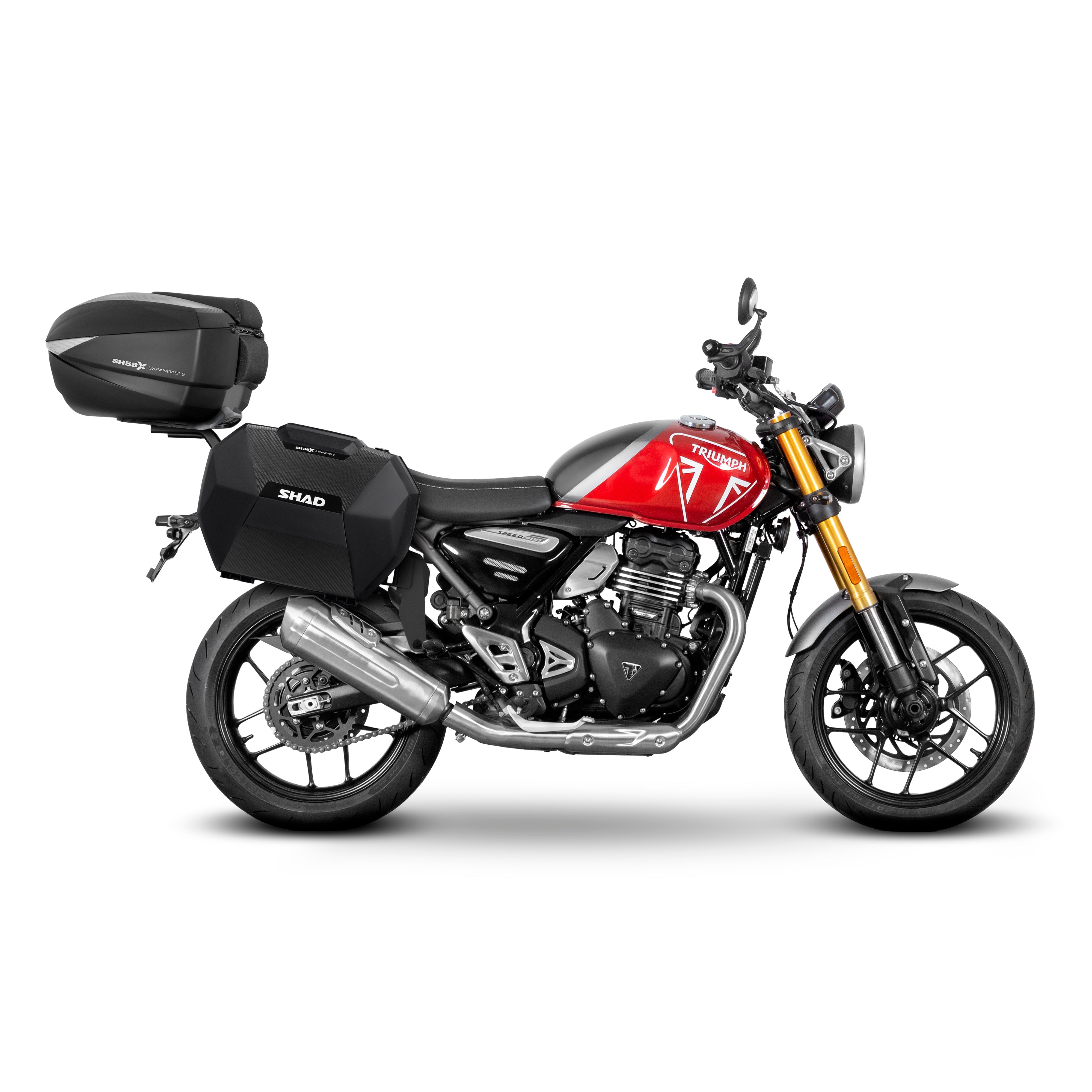 Fixation pour Top Case Triumph Speed 400 - LE PRATIQUE DU MOTARD