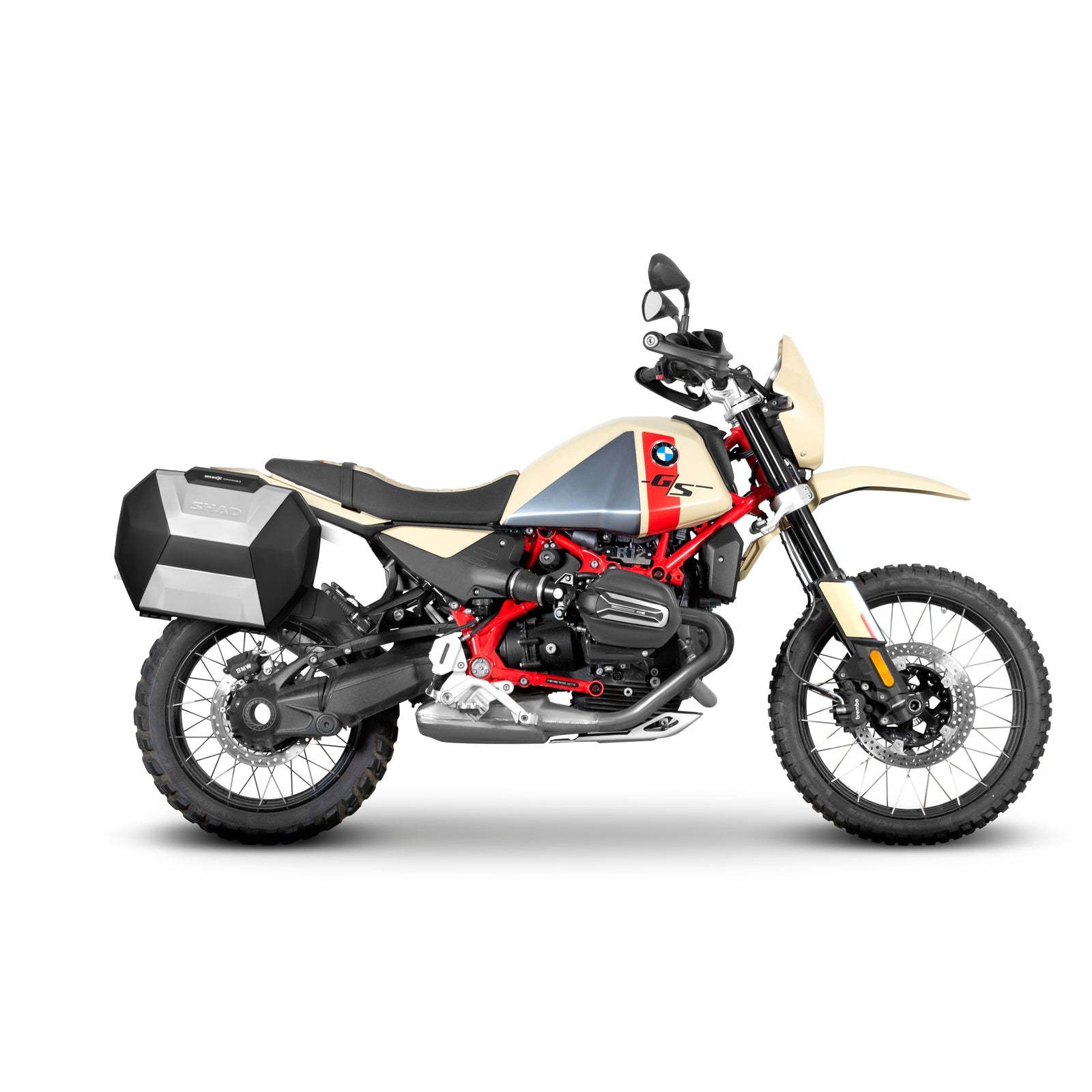 4P System Fixation Latérale BMW R12G/S - LE PRATIQUE DU MOTARD