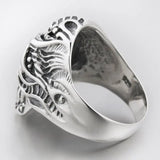 Bague motard il de verre (Argent) Le Pratique du Motard