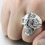Bague motard il de verre (Argent) Le Pratique du Motard