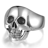 Bague motard tête de mort (argent) - LE PRATIQUE DU MOTARD