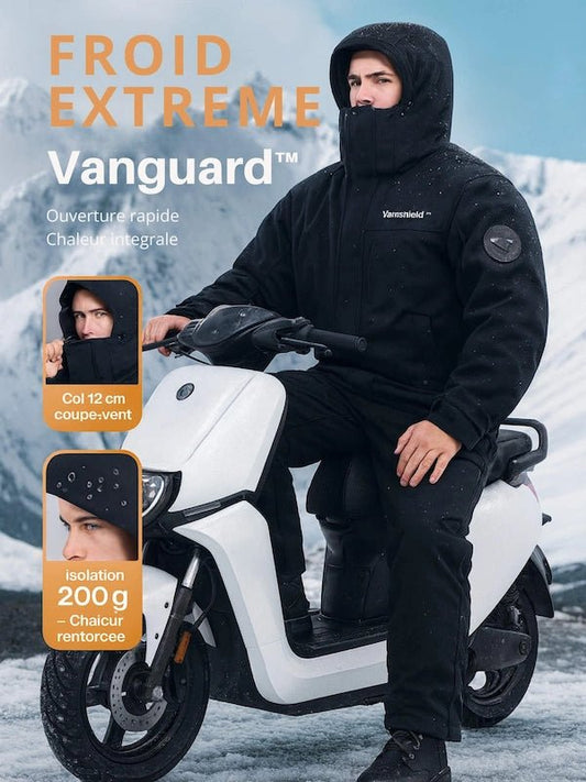 Combinaison moto hiver étanche & thermique 2 - en - 1 | Vanguard™ - LE PRATIQUE DU MOTARD
