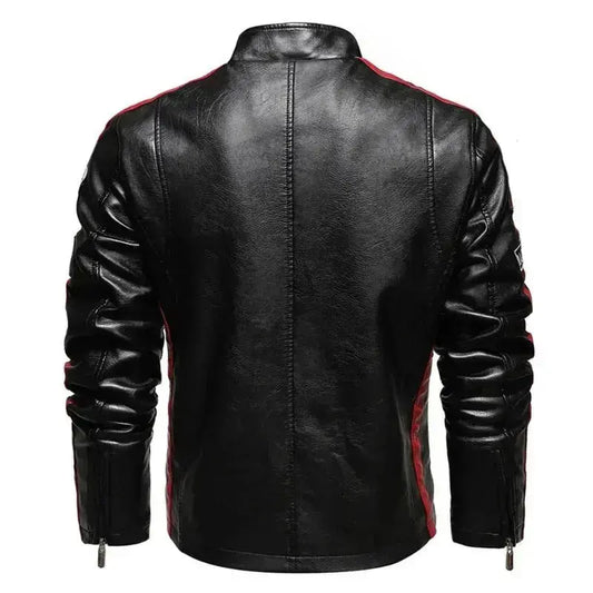 Blouson cuir homme vintage - Noir - Le Pratique du Motard