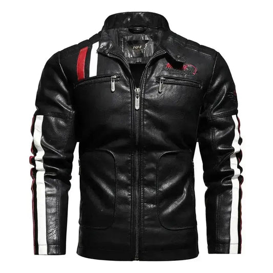 Blouson cuir homme vintage - Noir - Le Pratique du Motard
