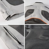 Black Summer Motorcycle Jacket | Approved + Back Protector