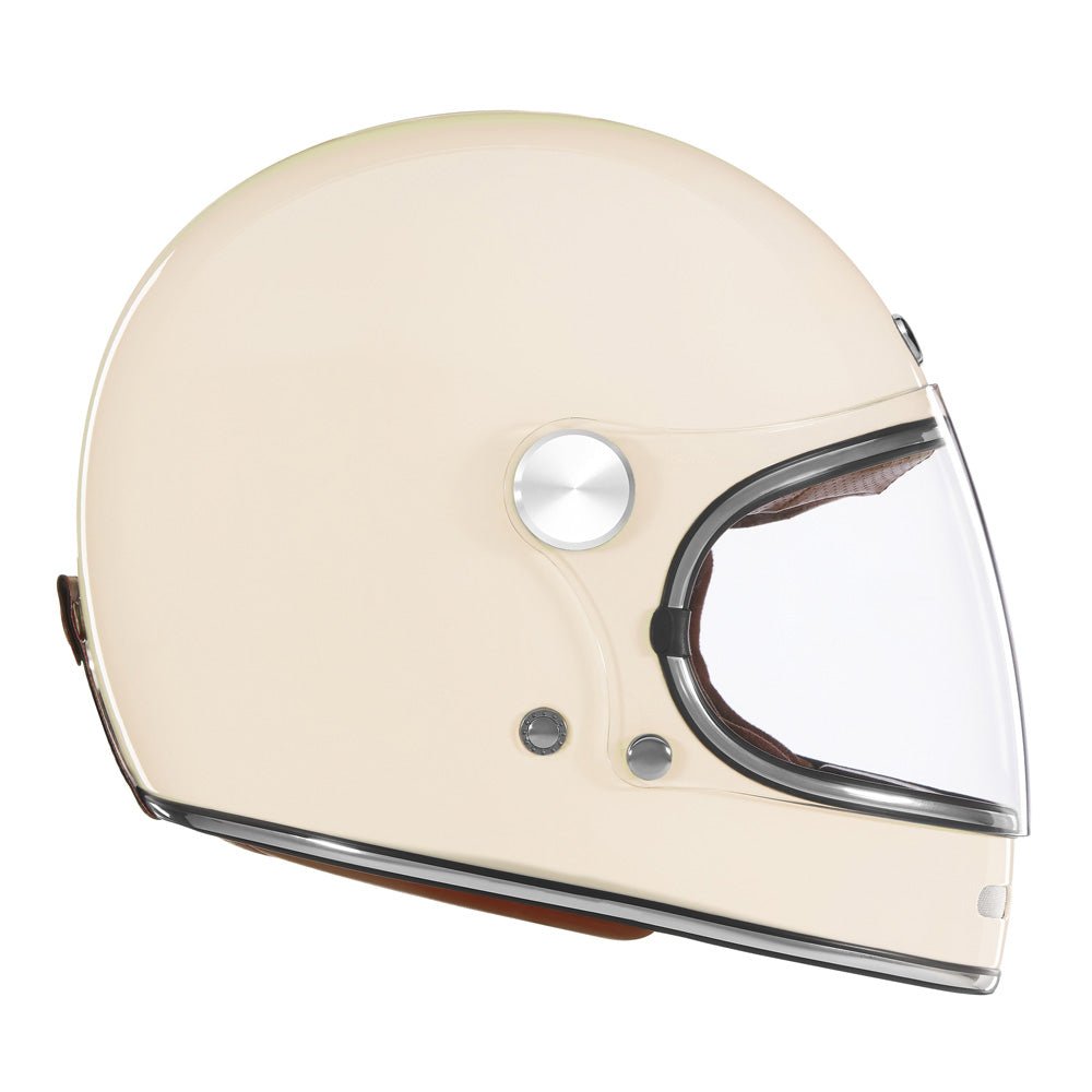 Casque Intégral Duke II Crème — EXKLUSIV - LE PRATIQUE DU MOTARD