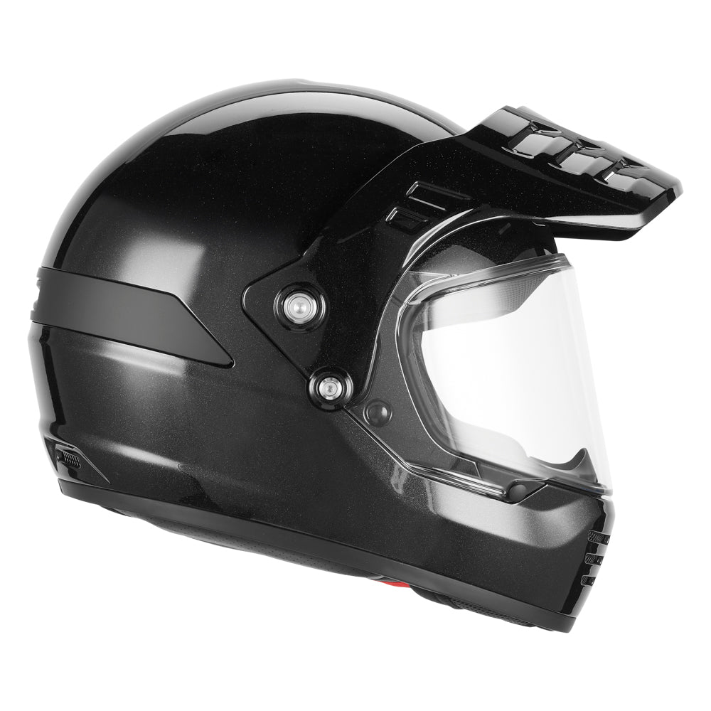 Casque Intégral Dust Noir Brillant — EXKLUSIV - LE PRATIQUE DU MOTARD