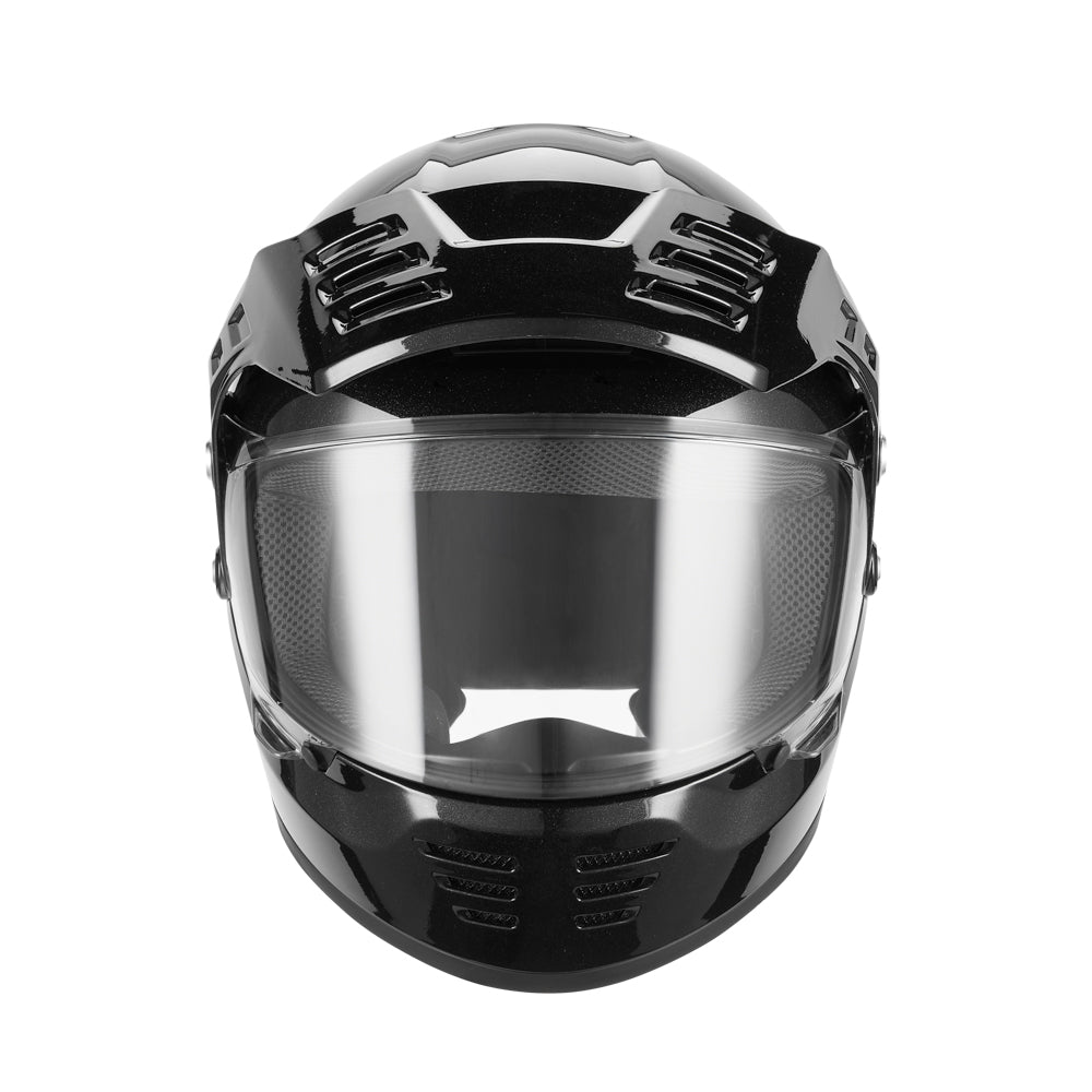 Casque Intégral Dust Noir Brillant — EXKLUSIV - LE PRATIQUE DU MOTARD
