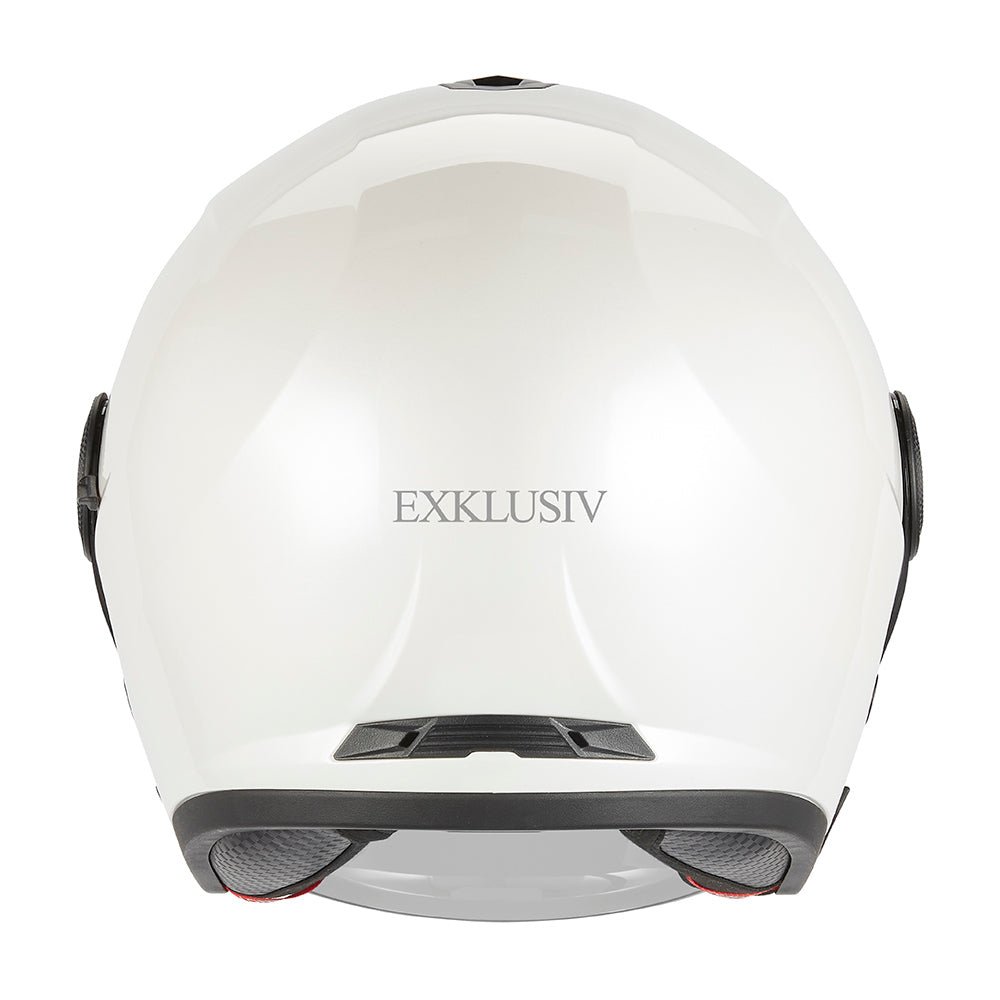 Casque Jet Nitro Blanc Perle — EXKLUSIV - LE PRATIQUE DU MOTARD