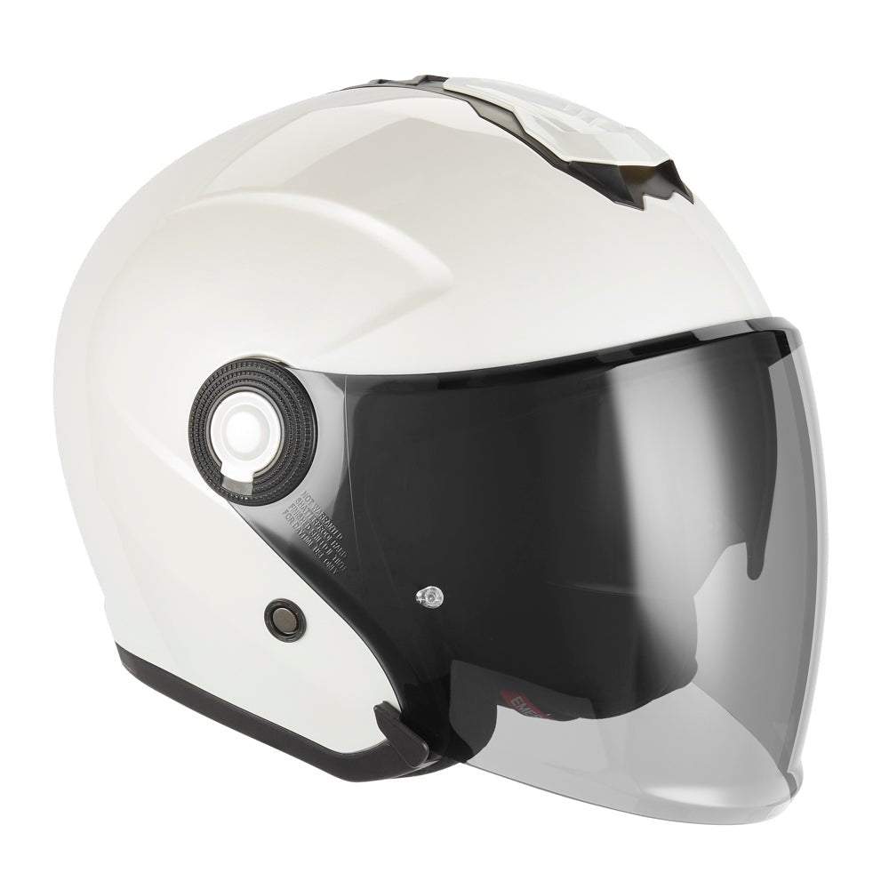 Casque Jet Nitro Blanc Perle — EXKLUSIV - LE PRATIQUE DU MOTARD