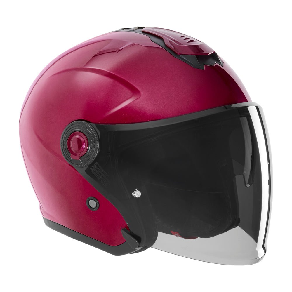 Casque Jet Nitro Bordeaux — EXKLUSIV - LE PRATIQUE DU MOTARD