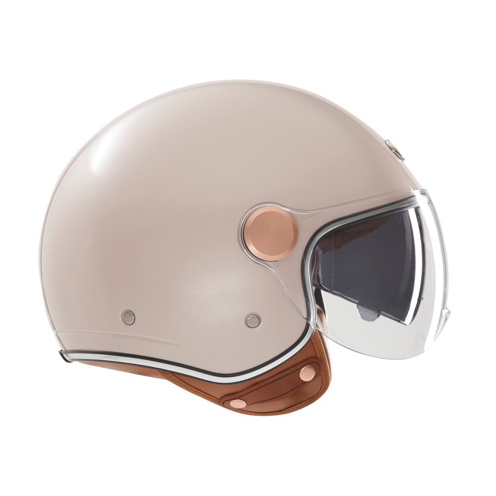 Casque Jet Smart II Champagne Rosé — EXKLUSIV - LE PRATIQUE DU MOTARD