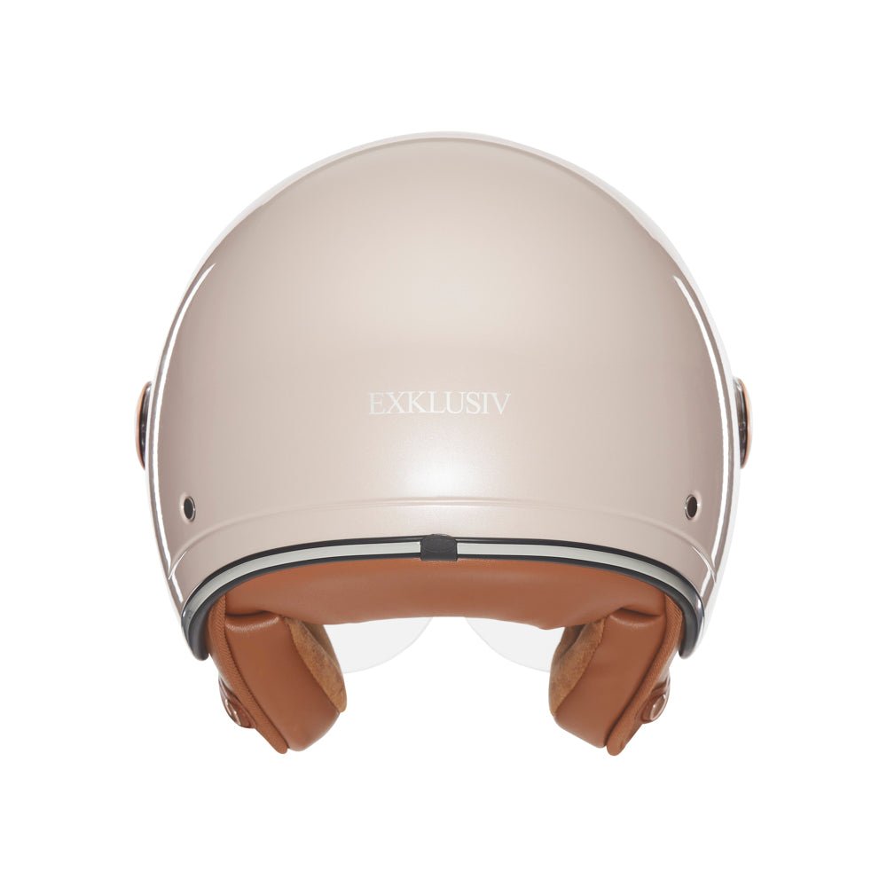Casque Jet Smart II Champagne Rosé — EXKLUSIV - LE PRATIQUE DU MOTARD