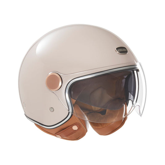 Casque Jet Smart II Champagne Rosé — EXKLUSIV - LE PRATIQUE DU MOTARD