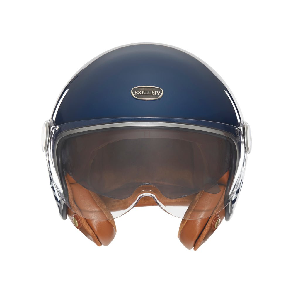 Casque Jet Smart II Marina Bleu/Blanc — EXKLUSIV - LE PRATIQUE DU MOTARD