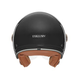 Casque Jet Smart II Noir Brillant — EXKLUSIV - LE PRATIQUE DU MOTARD