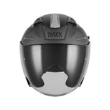 Casque Moto Jet N130 Ekto Noir Mat Argent | NOX - LE PRATIQUE DU MOTARD