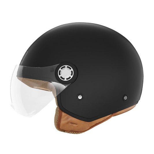 Casque Moto Jet N210 EVO Noir Mat | NOX - LE PRATIQUE DU MOTARD