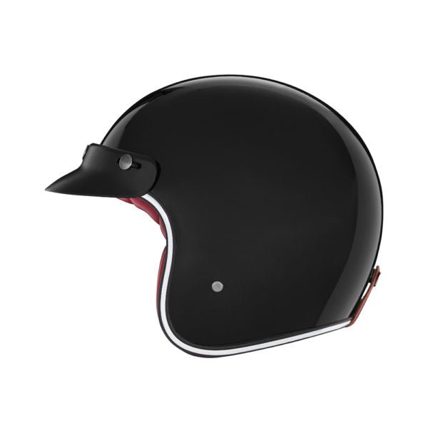 Casque Moto Jet N243 Noir Brillant | NOX - LE PRATIQUE DU MOTARD