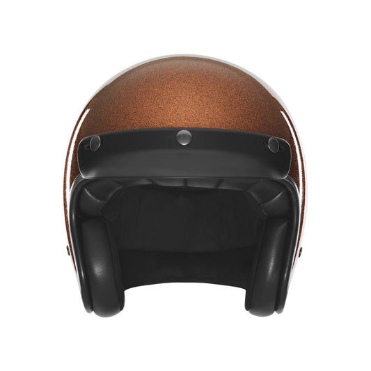 Casque Moto Jet N243 Pailleté Cuivre | NOX - LE PRATIQUE DU MOTARD
