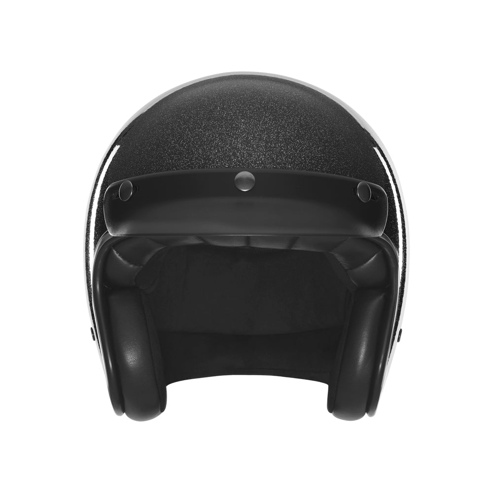 Casque Moto Jet N243 Pailleté Noir | NOX - LE PRATIQUE DU MOTARD