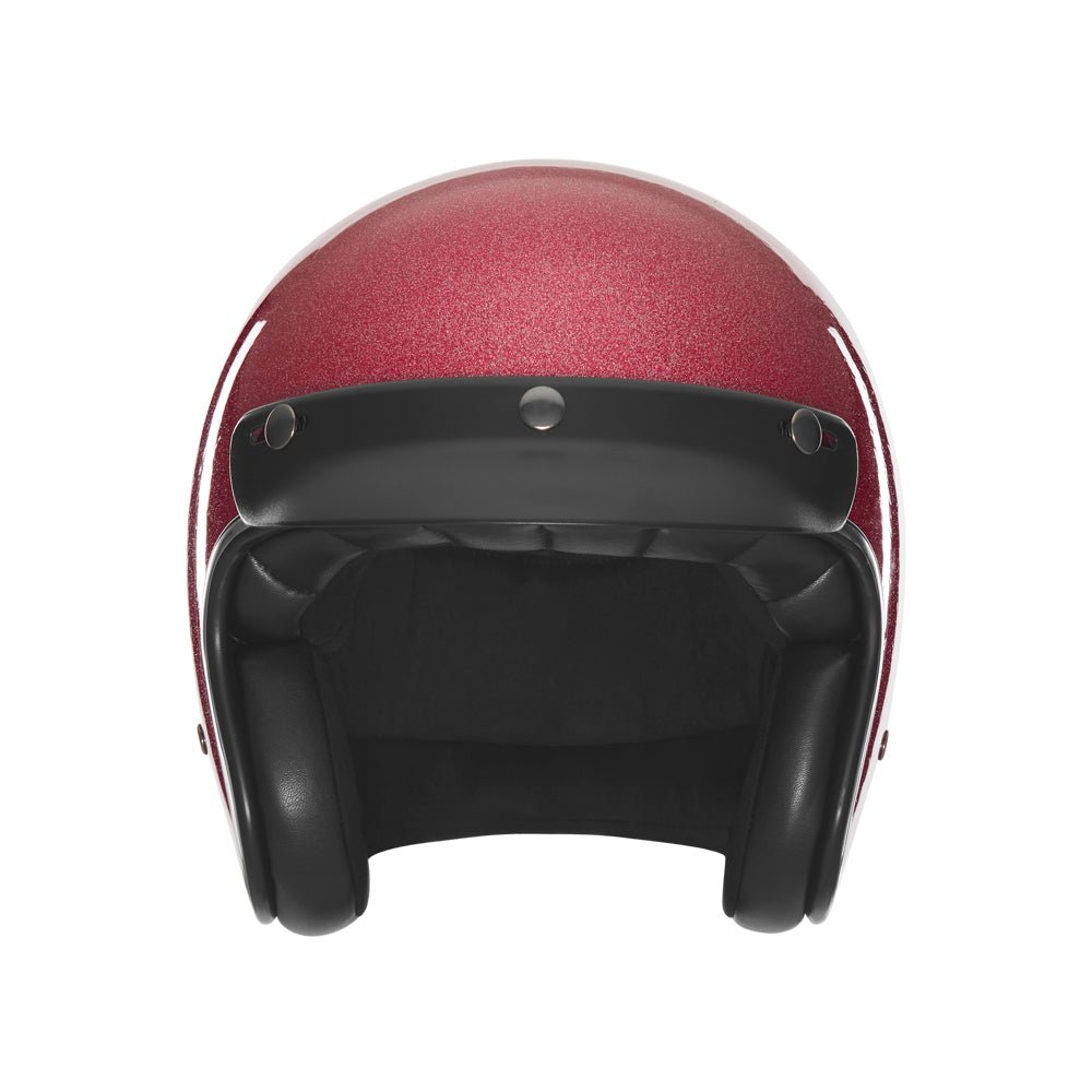 Casque Moto Jet N243 Pailleté Rose | NOX - LE PRATIQUE DU MOTARD