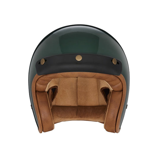 Casque Moto Jet N243 Vert Anglais | NOX - LE PRATIQUE DU MOTARD