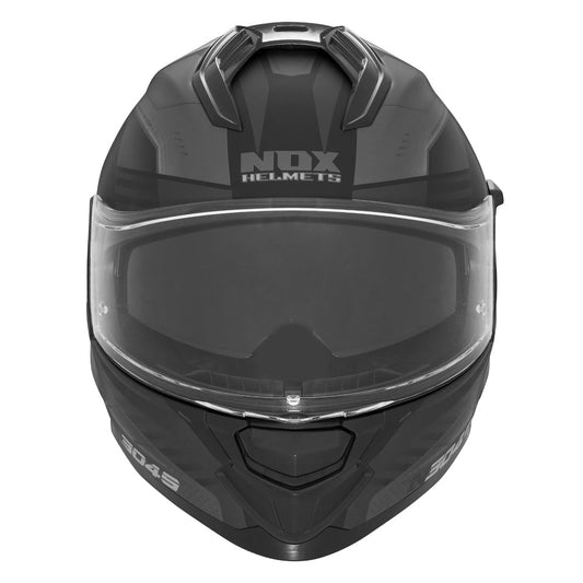 Casque Moto Intégral N304S Carver Noir Mat Titanium | NOX - LE PRATIQUE DU MOTARD
