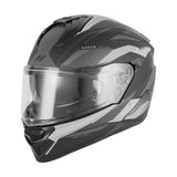 Casque Moto Intégral N304 - S Revo Noir Mat Argent | NOX - LE PRATIQUE DU MOTARD