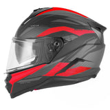 Casque Moto Intégral N304 - S Revo Noir Mat Rouge | NOX - LE PRATIQUE DU MOTARD