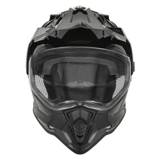 Casque Moto Cross N312 Noir Brillant | NOX - LE PRATIQUE DU MOTARD