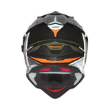 Casque Moto Cross N312 Track Kaki Mat Orange | NOX - LE PRATIQUE DU MOTARD