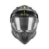 Casque Moto Cross N312 Track Noir Mat Jaune Fluo | NOX - LE PRATIQUE DU MOTARD