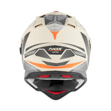 Casque Moto Cross N312 Track Sable Mat Orange | NOX - LE PRATIQUE DU MOTARD