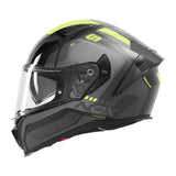 Casque Moto Intégral N402 Mentor Noir Jaune Fluo | NOX - LE PRATIQUE DU MOTARD