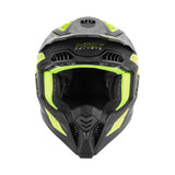 Casque Moto Cross N634 Storm Noir Mat Jaune | NOX - LE PRATIQUE DU MOTARD