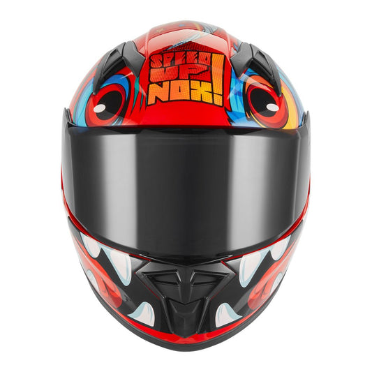 Casque Moto Intégral Enfant N731 Scrappy Rouge | NOX - LE PRATIQUE DU MOTARD