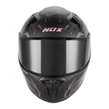 Casque Moto Intégral Enfant N731 Spring Noir Mat Rose | NOX - LE PRATIQUE DU MOTARD