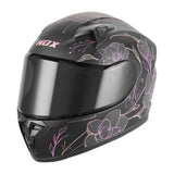 Casque Moto Intégral Enfant N731 Spring Noir Mat Rose | NOX - LE PRATIQUE DU MOTARD